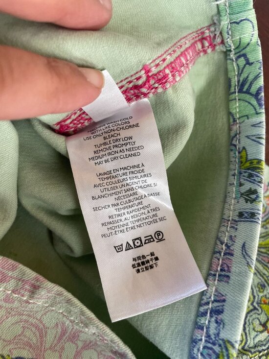 NWT Anthropologie Pilcro Patchwork Denim Mini Skirt Boho Paisley Western SZ 2 - Picture 8 of 9